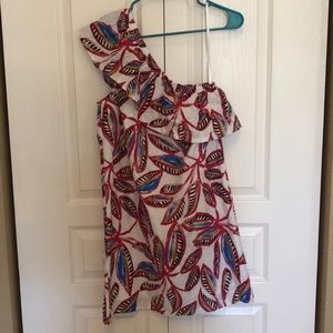 J. Crew One-Shoulder Dress